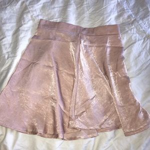 baby pink skirt